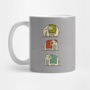 Colorful Elephants Mug